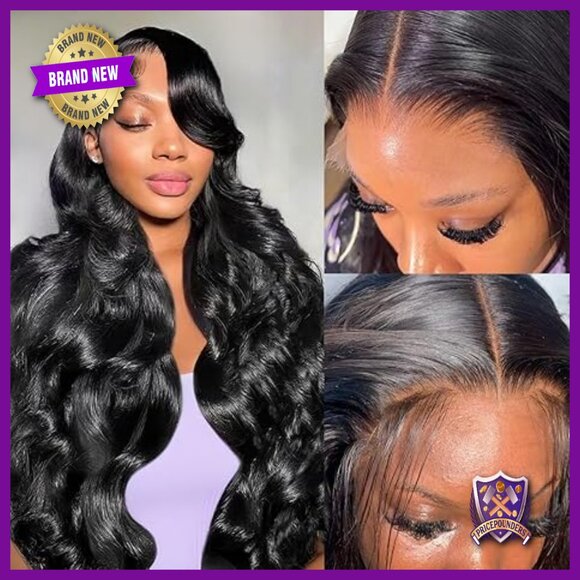 26 Inch Human Hair Body Wave Wig 250% Density Glueless HD Lace main image 4